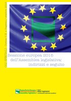 Sessione europea 2015 dell'Assemblea legislativa: indirizzi e seguito