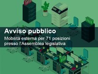 Mobilità esterna per 71 posizioni presso le Direzioni Generali, le agenzie regionali e l’Assemblea legislativa