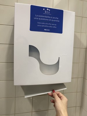 Dispenser salviette